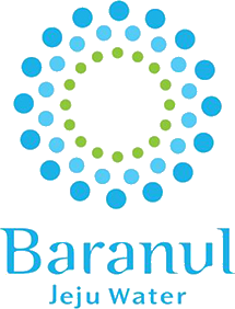 Baranul · Jeju Water certified-brand mark for Jeju lava mineral water.