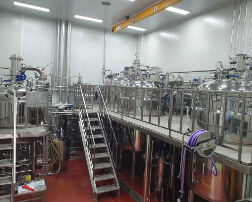 Fermentation and bio-conversion vessel at BK bio's Jeju line.